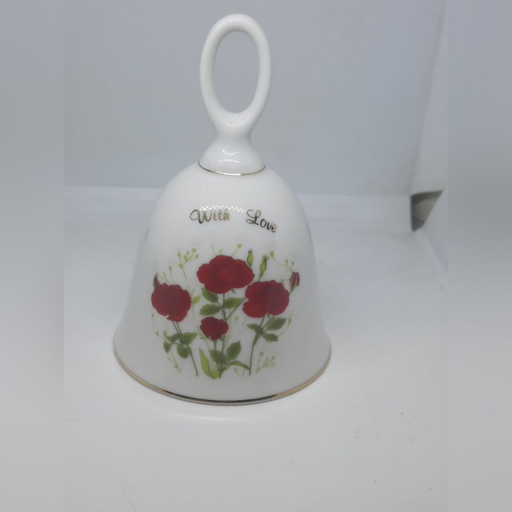 Vintage bell , with love